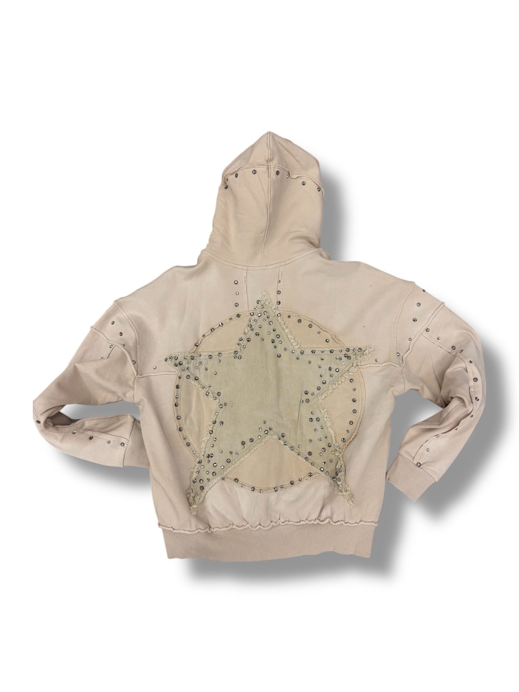 Hudson Star Stones Zip Up Hoodie- Sail