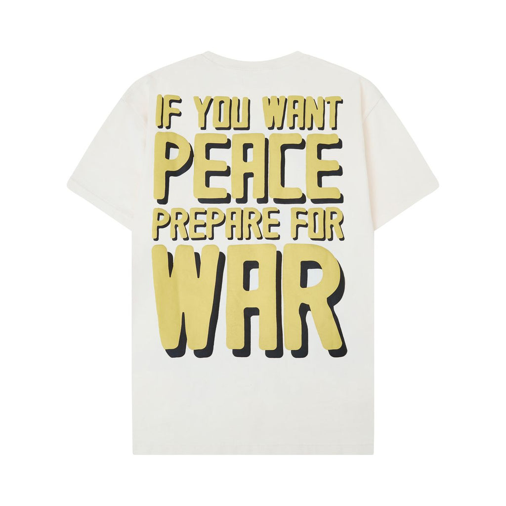 Campus 'PeaceKeeper' T-Shirt- Cream
