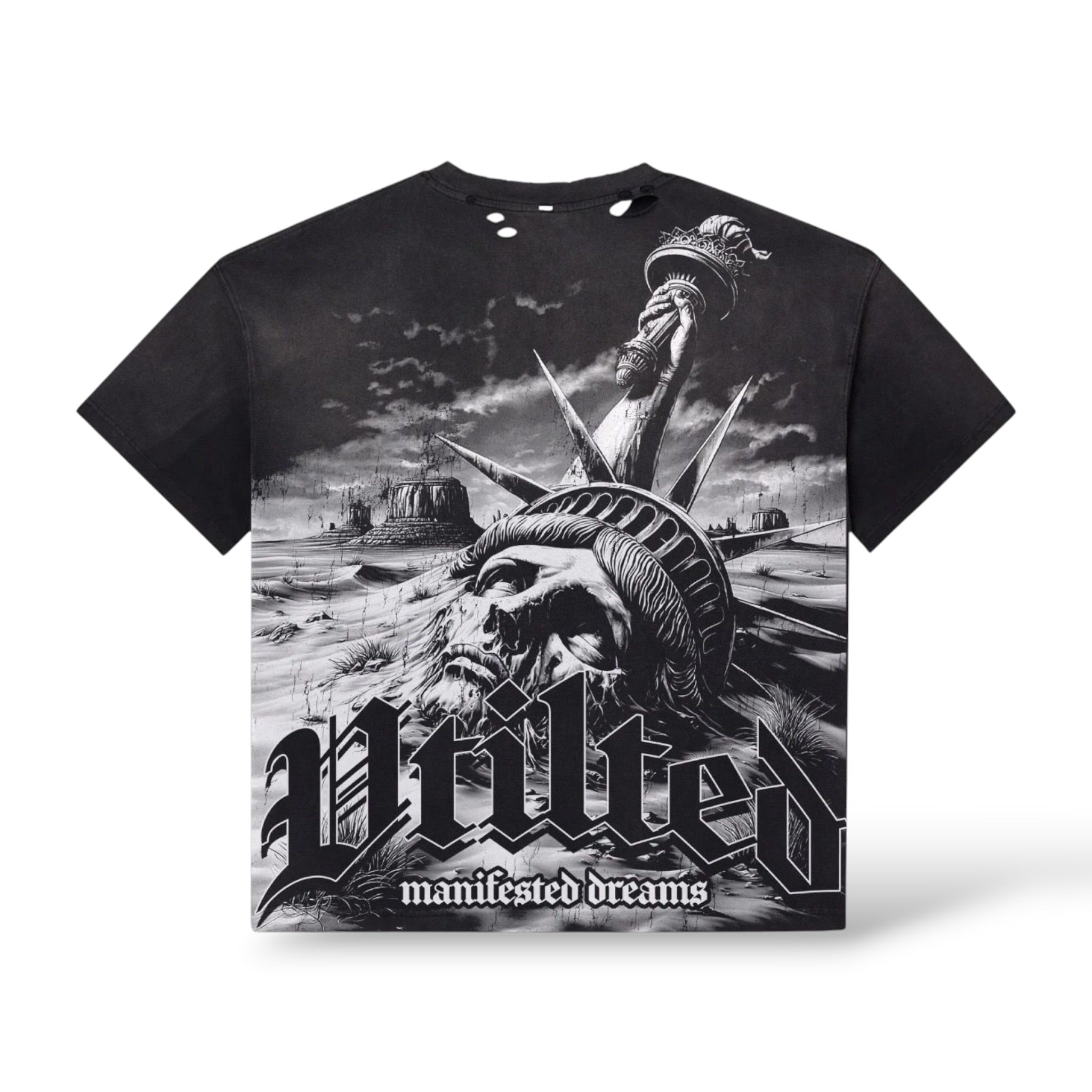 Vtilted 'Liberty' T-Shirt- Black