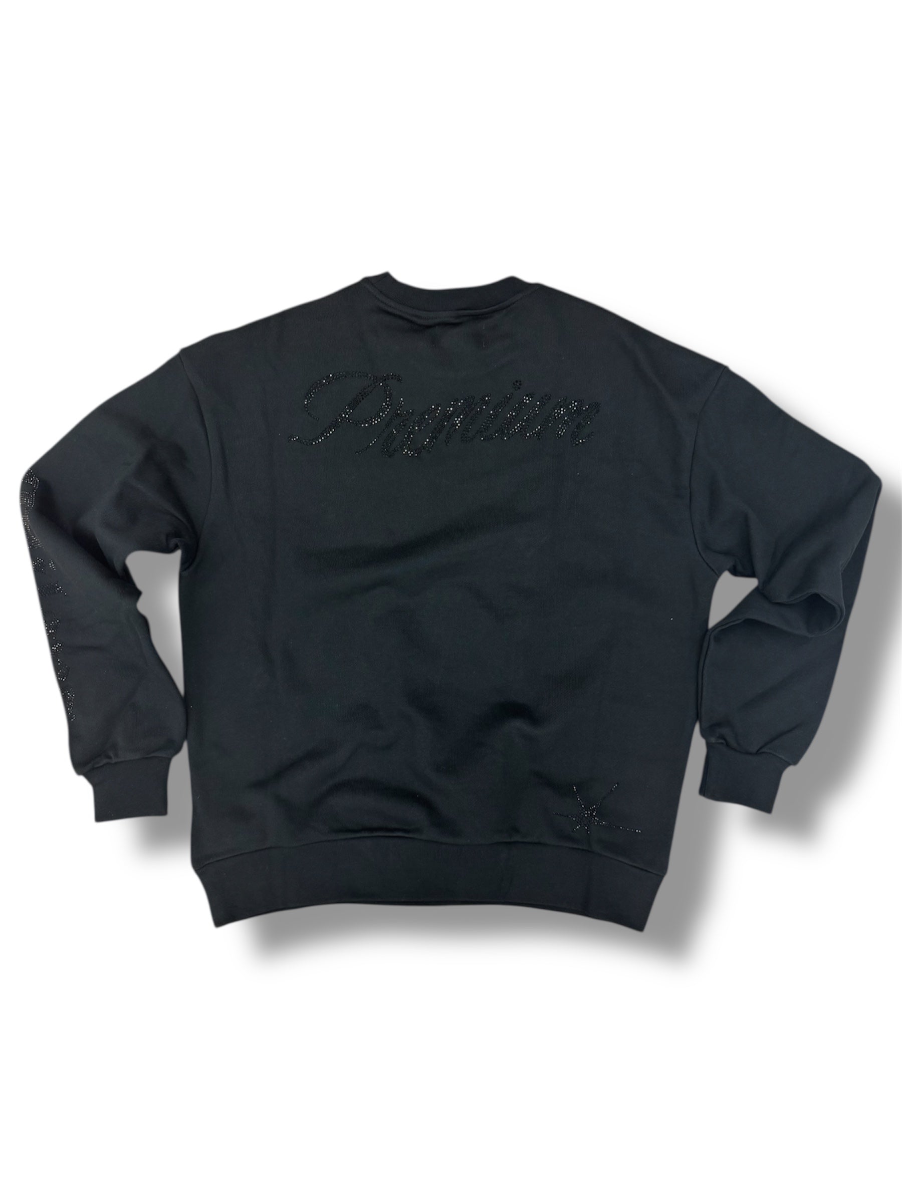 Blk cat club crewneck