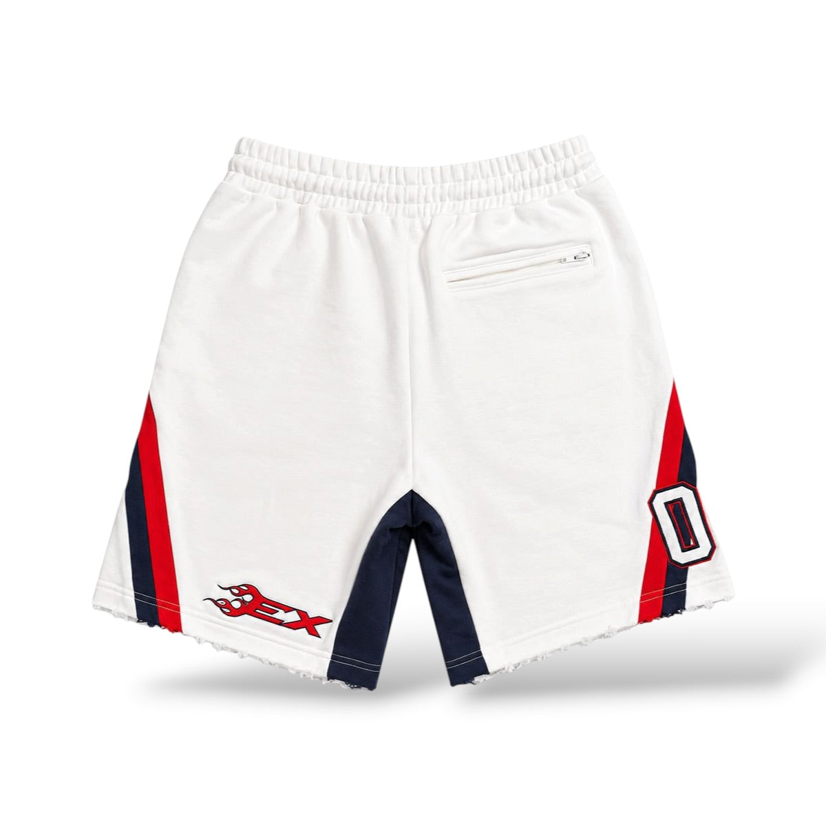 PM 'Ride Or Die' Sweatshorts-  White
