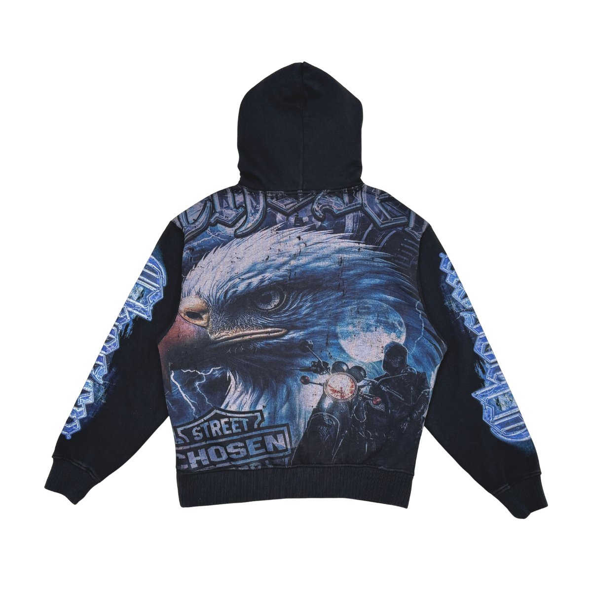 Oversized pull-over hoodie BLK6