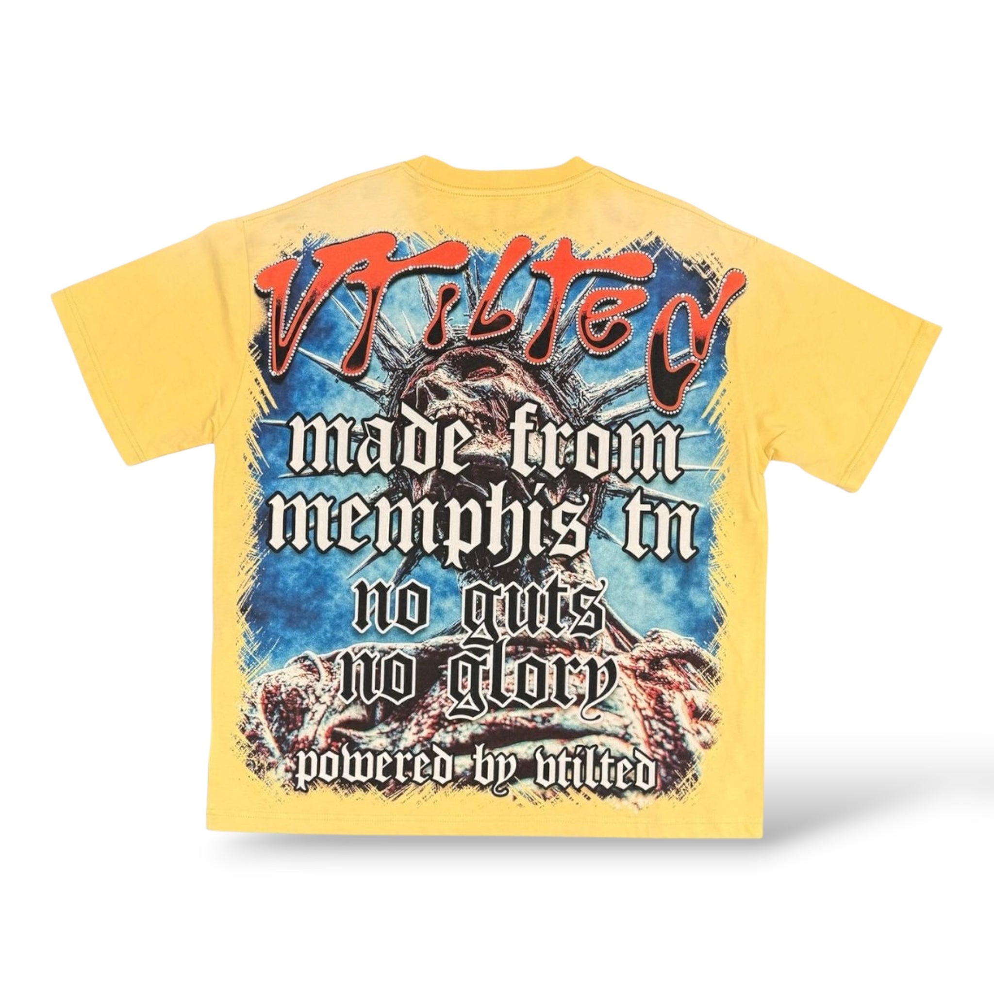 VTilted 'Glory' Tee- Mustard