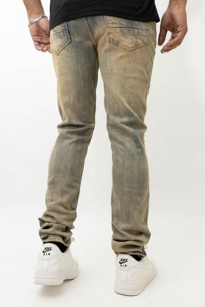 Dzatr '013' Stretch Denim Jeans- Vintage