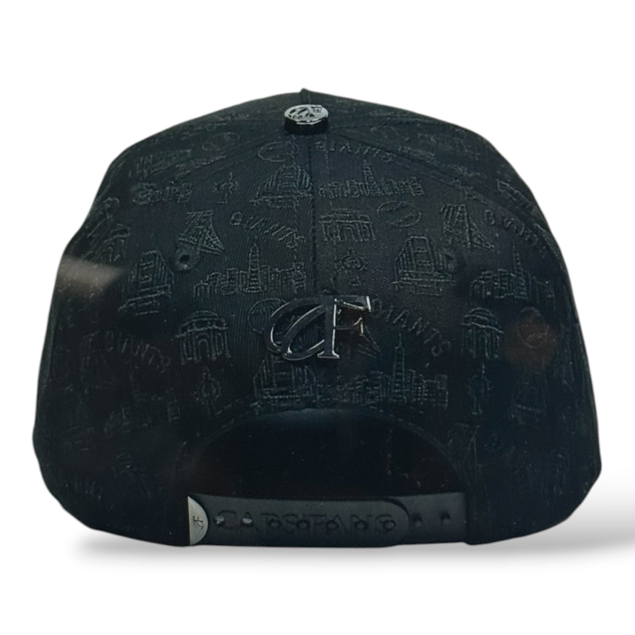 Caps'Fans San Francisco Cap With Crystals- Black