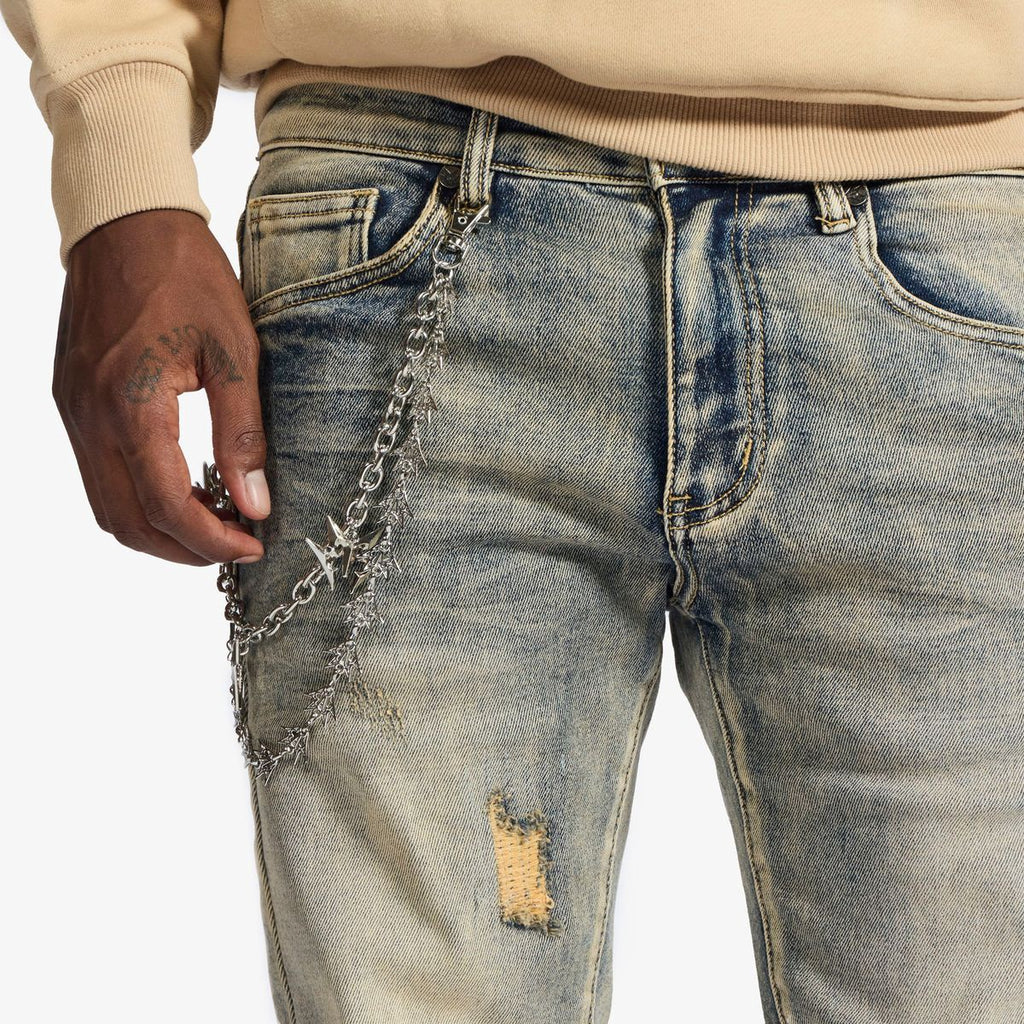 Melee ‘Saladin’ Skinny Jeans - Earth Wash