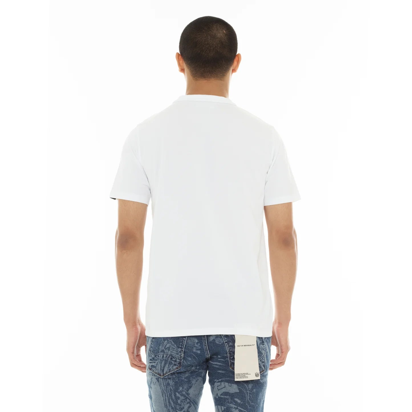 Cult 'Artificial Paradise' Oversized Short Sleeve T-Shirt- White