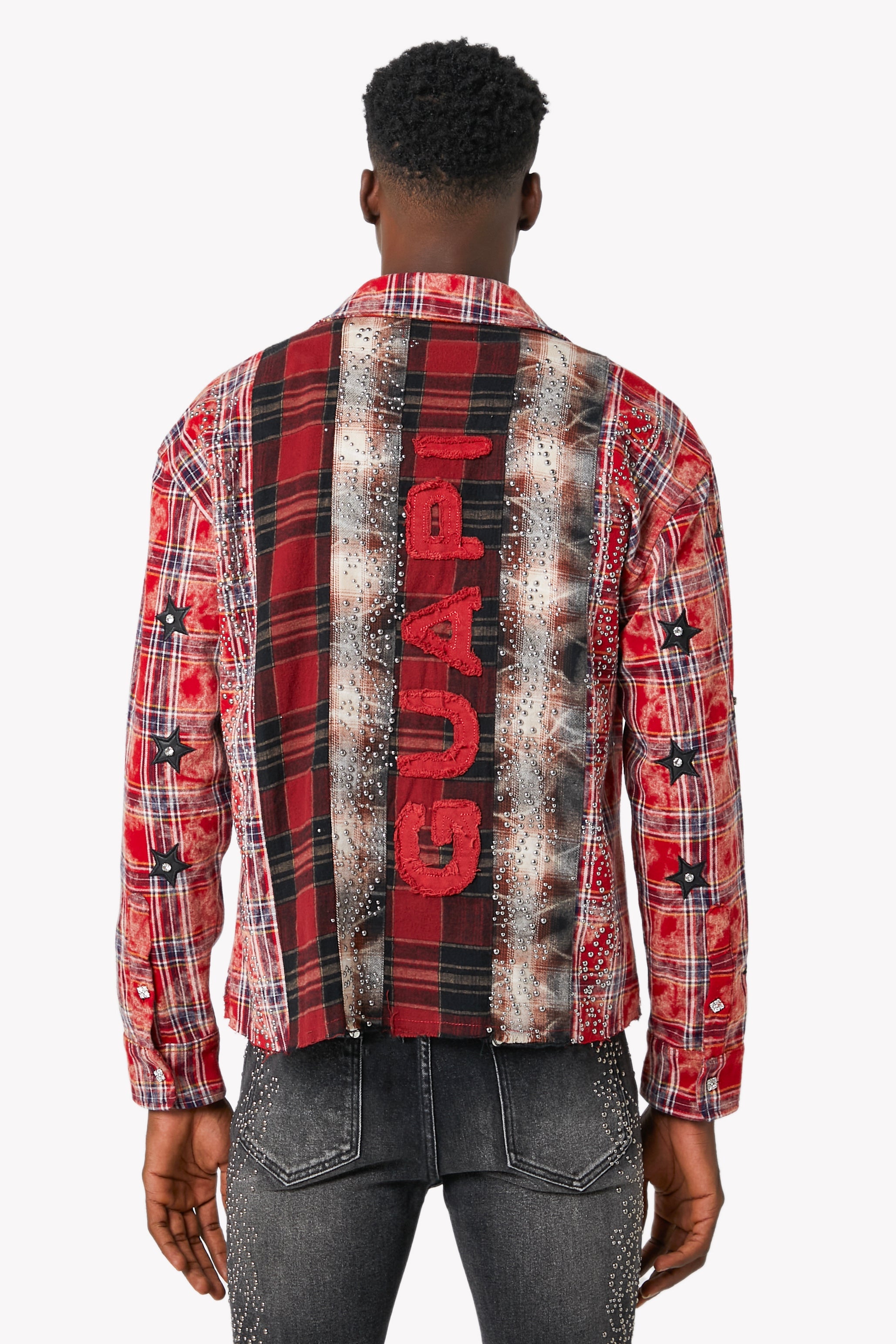 Guapi BLOOD RED PATCH FLANNEL