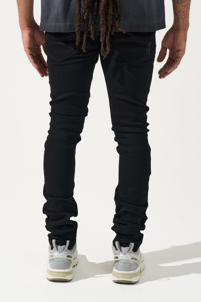 Serenede 'Midnight Black' Skinny Jeans -Black