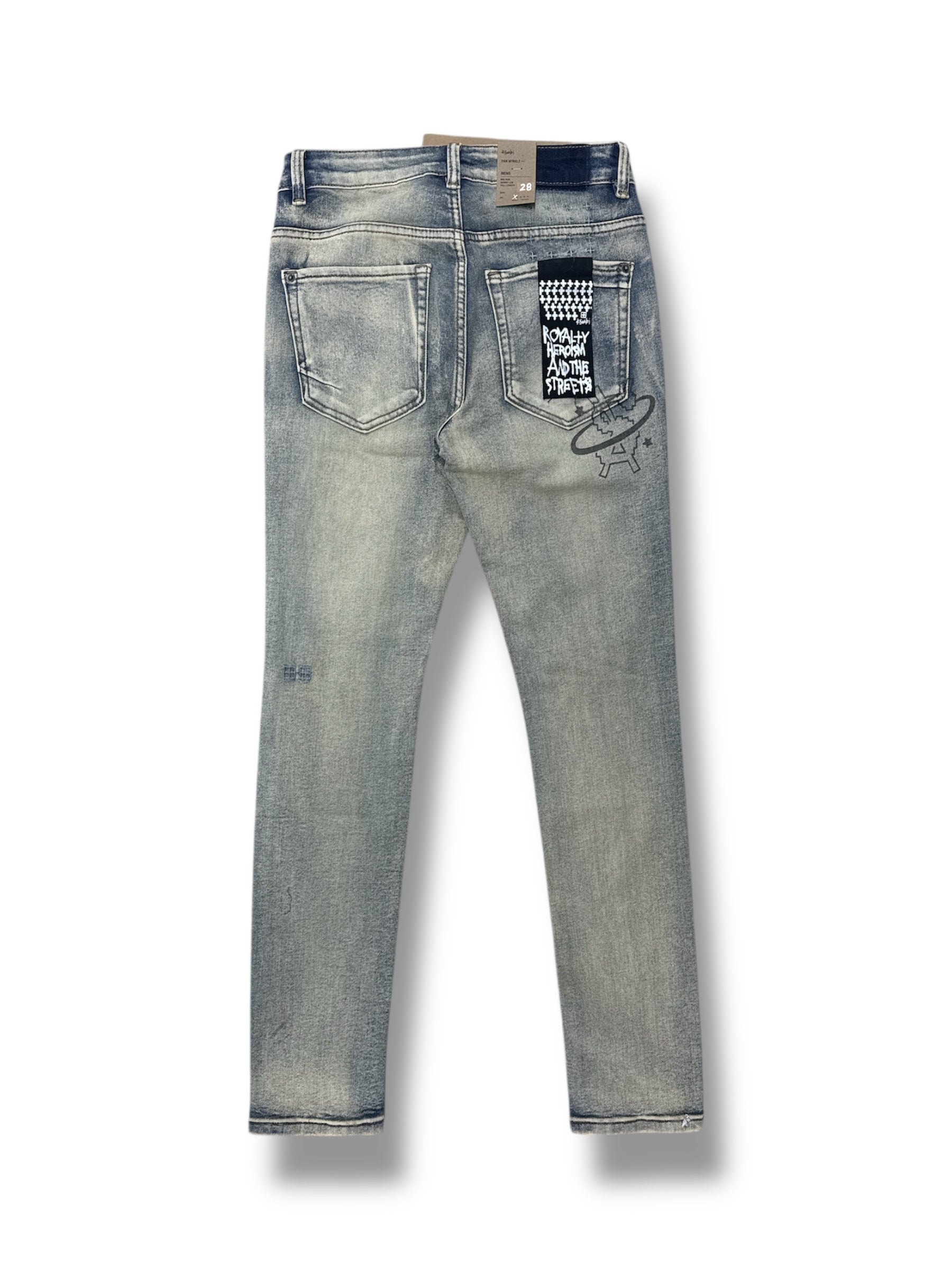 KSUBI Van Winkle Globe Cycle Jeans- Blue