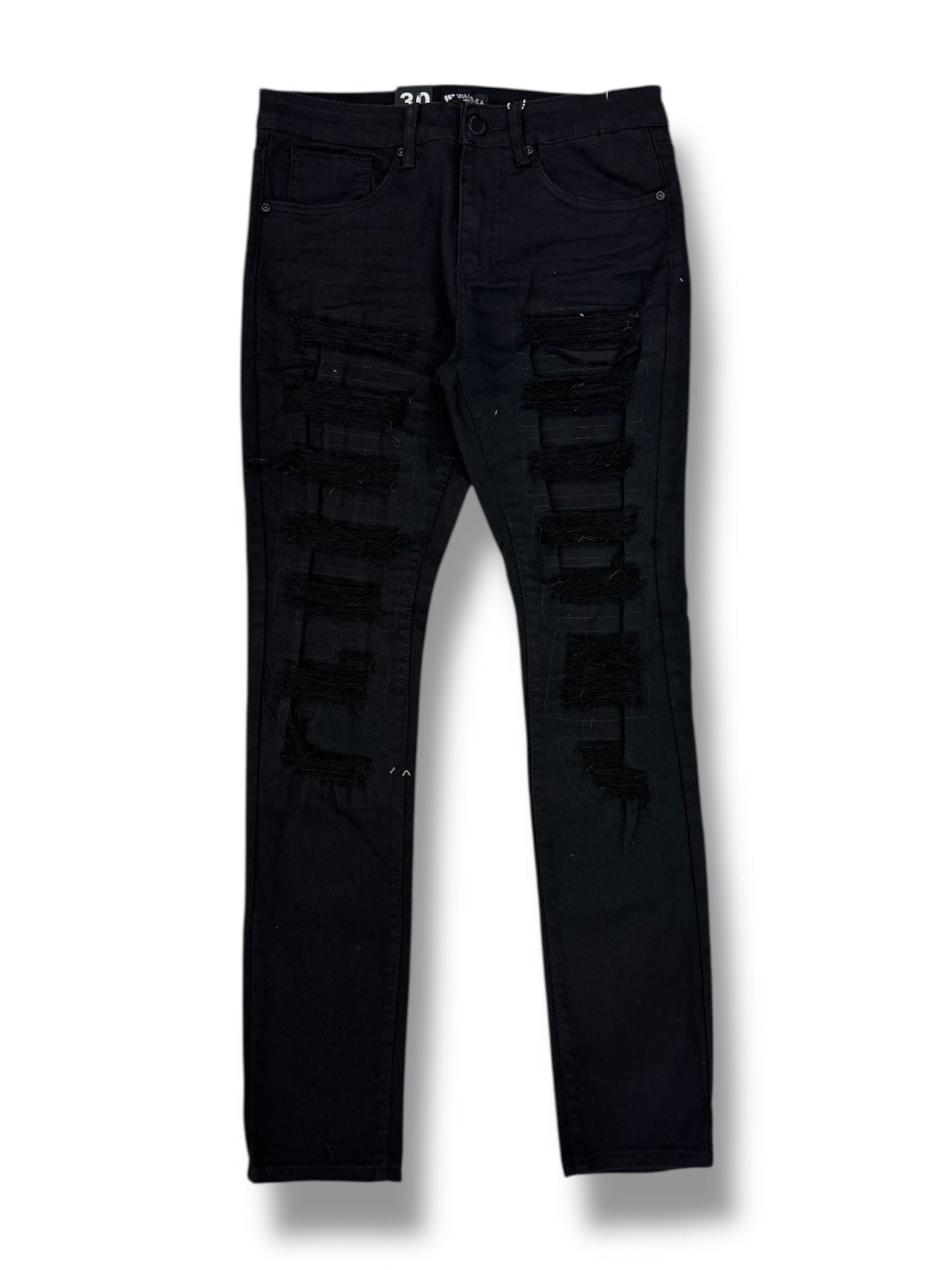 Waimea 13T Men's Skinny Jeans- Jet Black