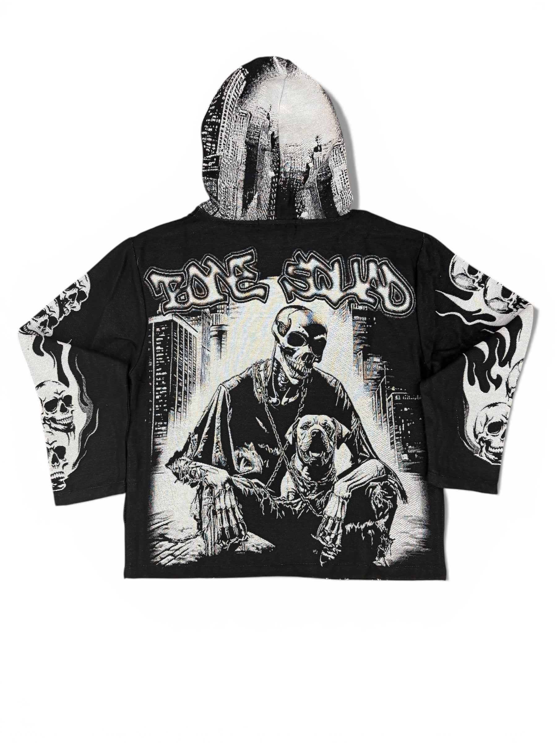 Majestik Tapestry Hoodie- Blk