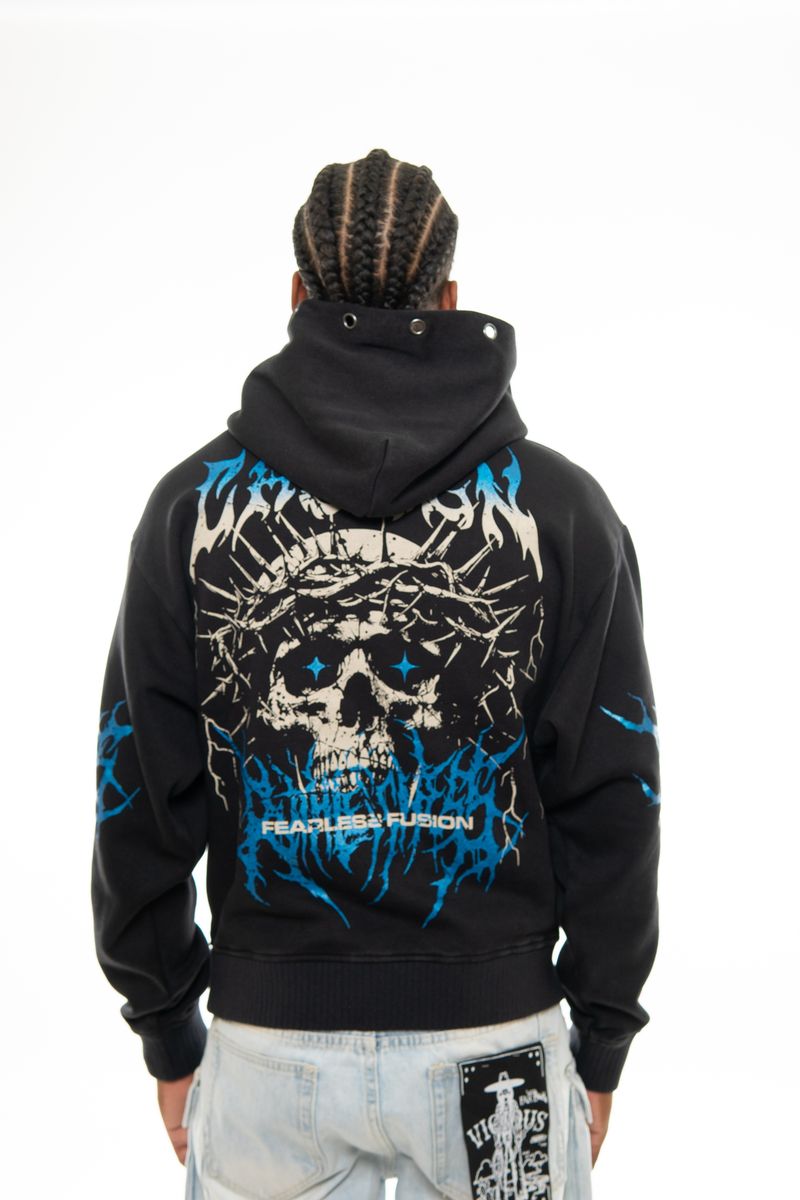 Oversized pull-over hoodie