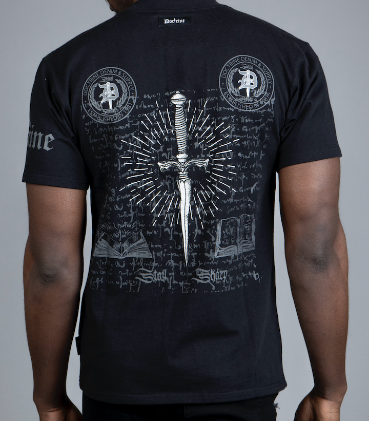Doctrine '68 Olympiad' T-Shirt- Black