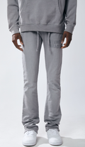 Urban Beast Sun Faded HD Print Sweats- Grey
