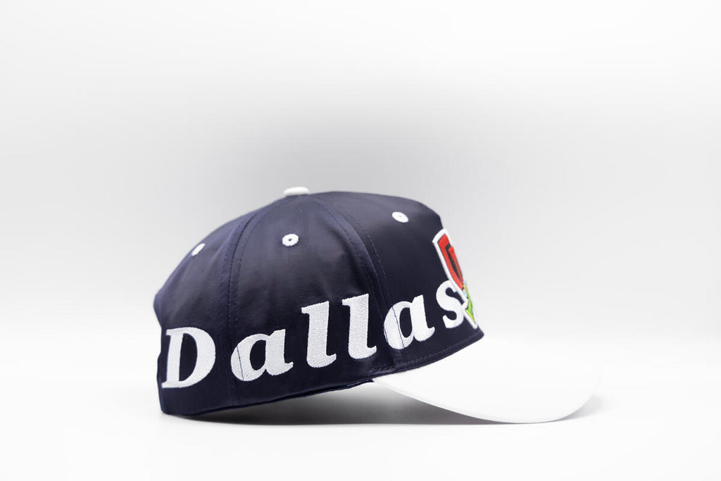 Gth Bold Dallas All Around Snapback Cap- Navy White
