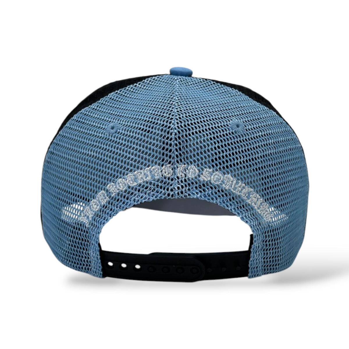 Hudson 'V2 Diamond 777' Suede Trucker Hat- Uni Blue