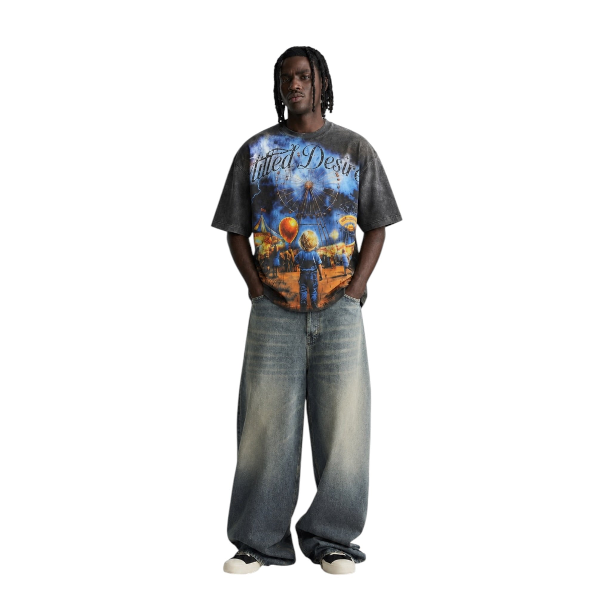Vtilted 'Carnival' T-Shirt- Black