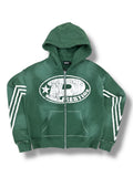 Prestige Big P Zip Up Hoodie-Green