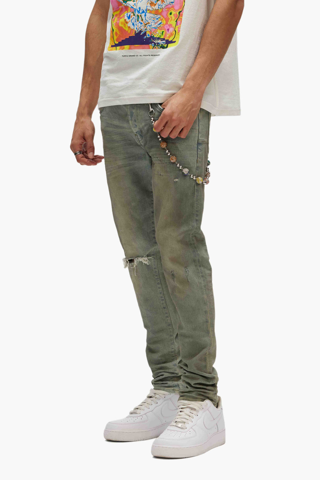 PURPLE P001-LDW Skinny Jeans- Lt Indigo