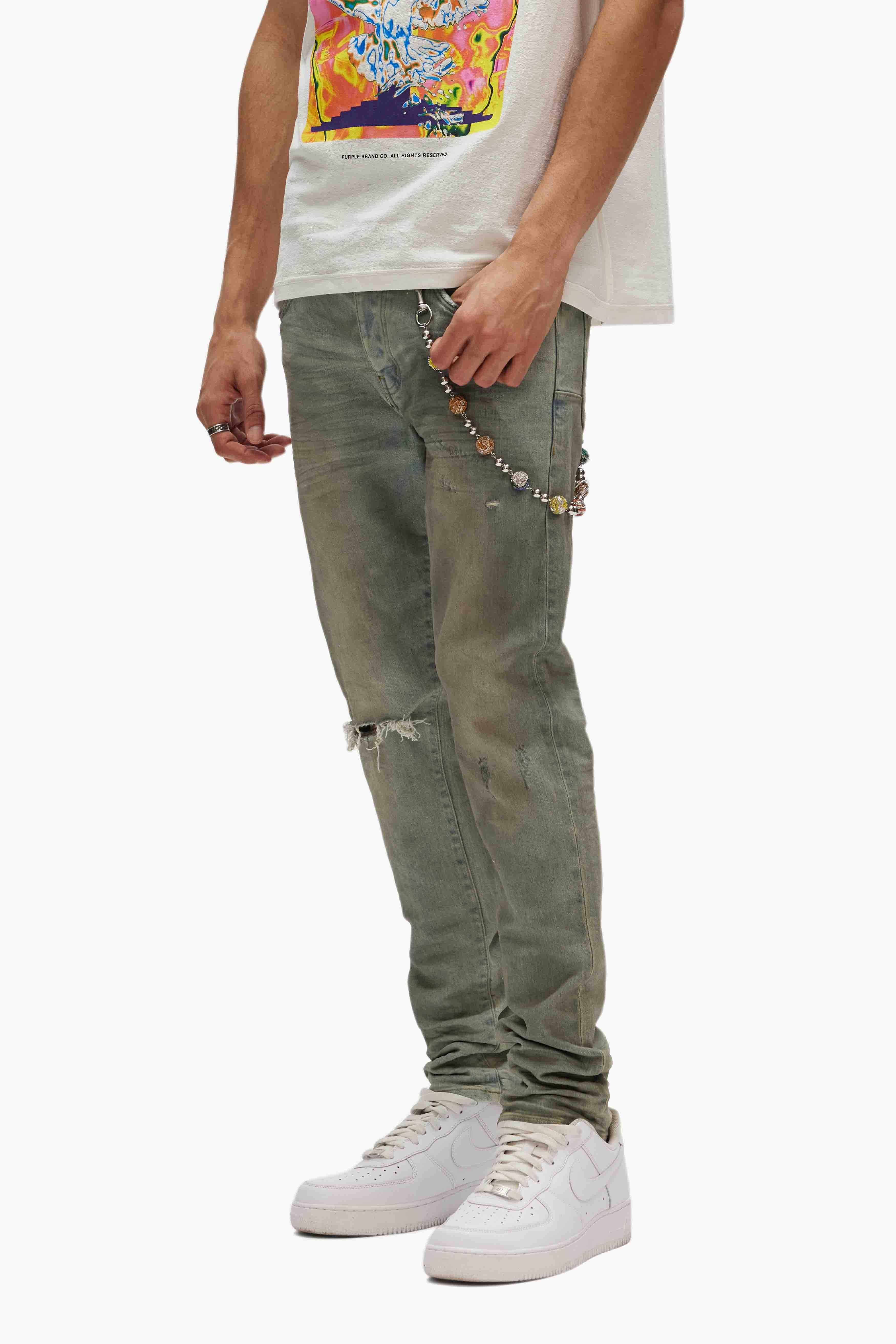 PURPLE P001-LDW Skinny Jeans- Lt Indigo