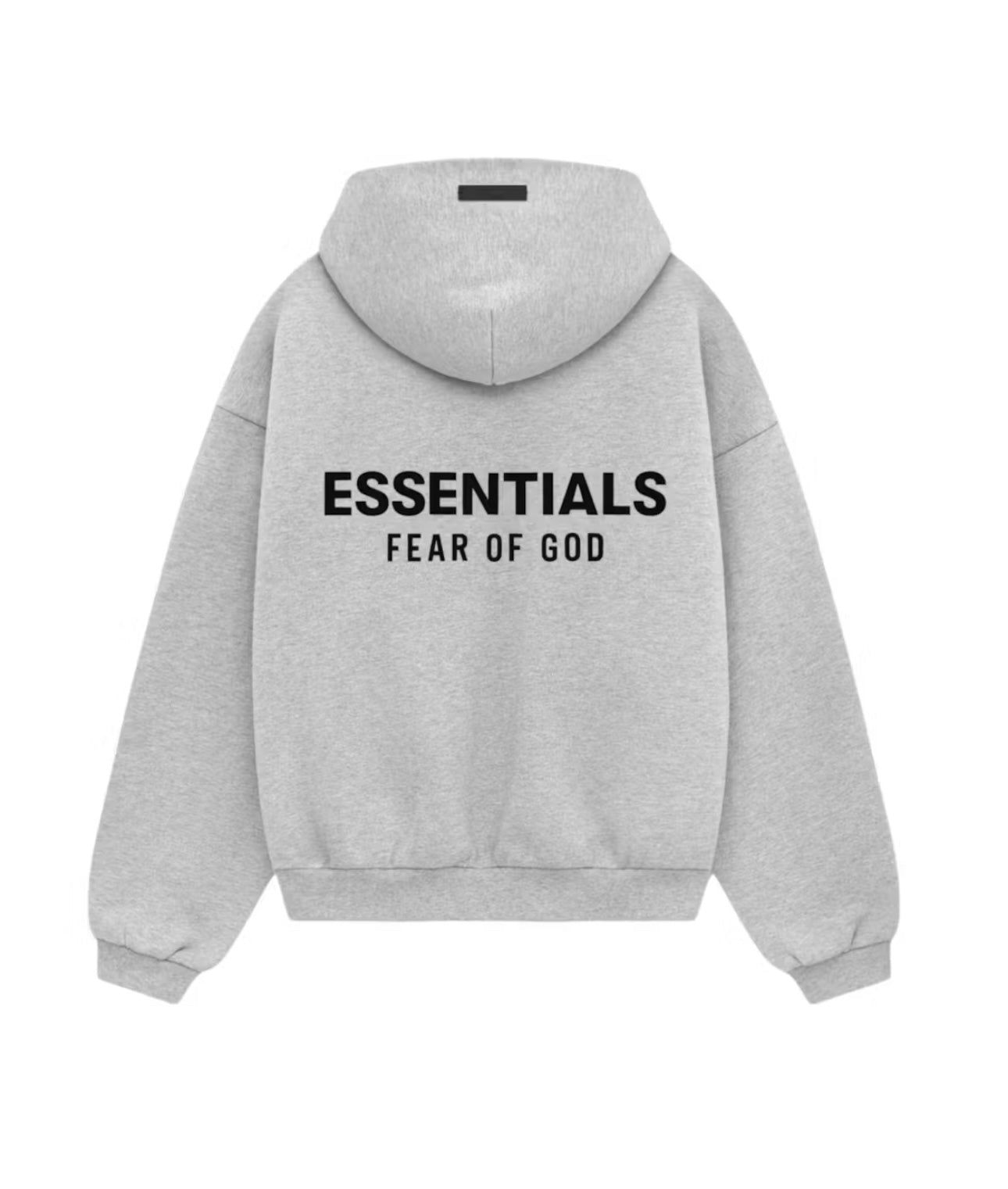 Fear Of God Essentials Hoodie- Light Heather Grey