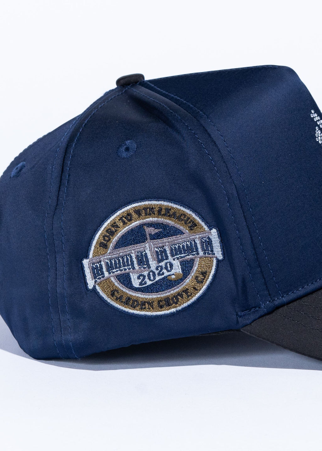 Reference NY Crystals- Navy Satin/Black