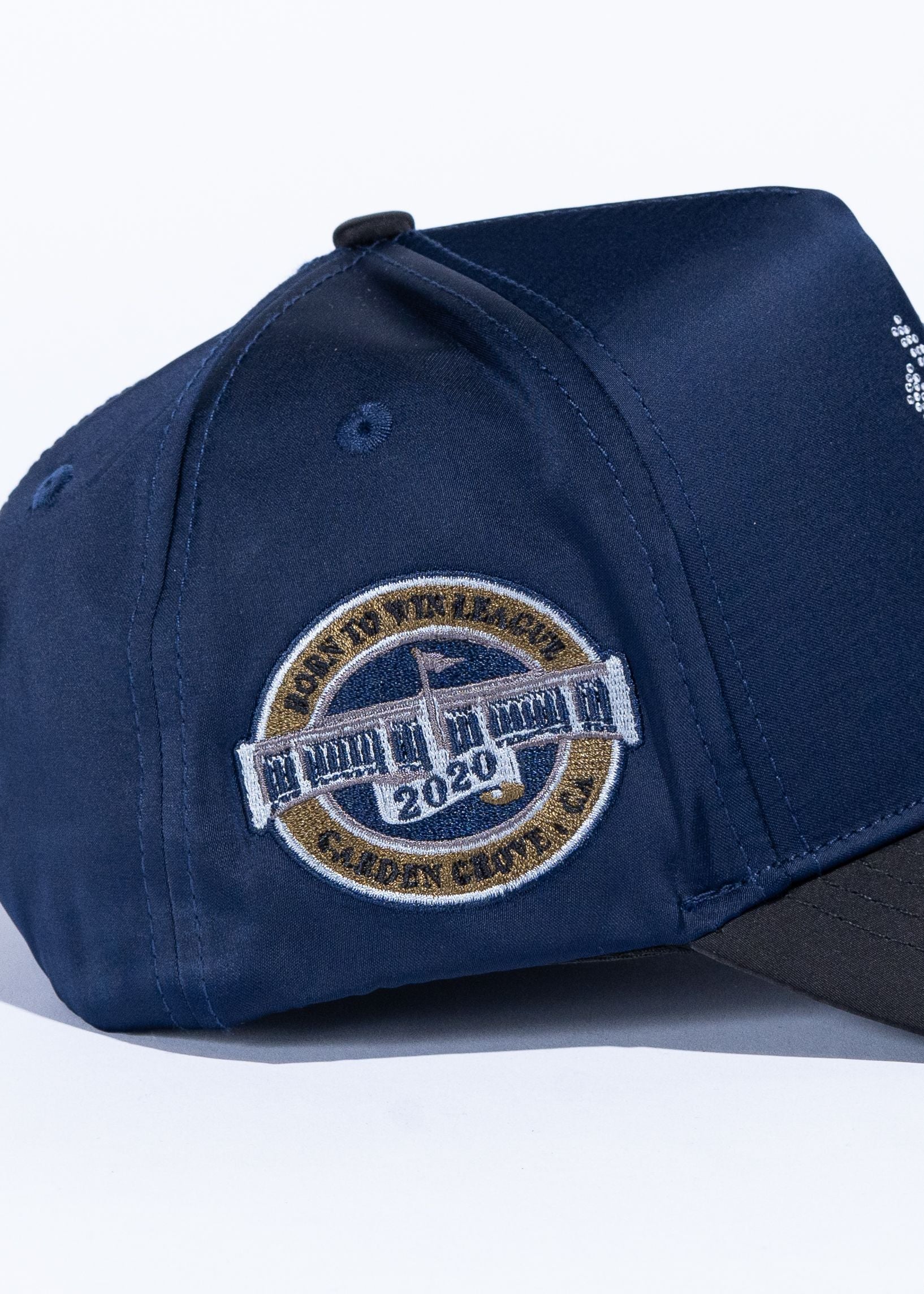 Reference NY Crystals- Navy Satin/Black