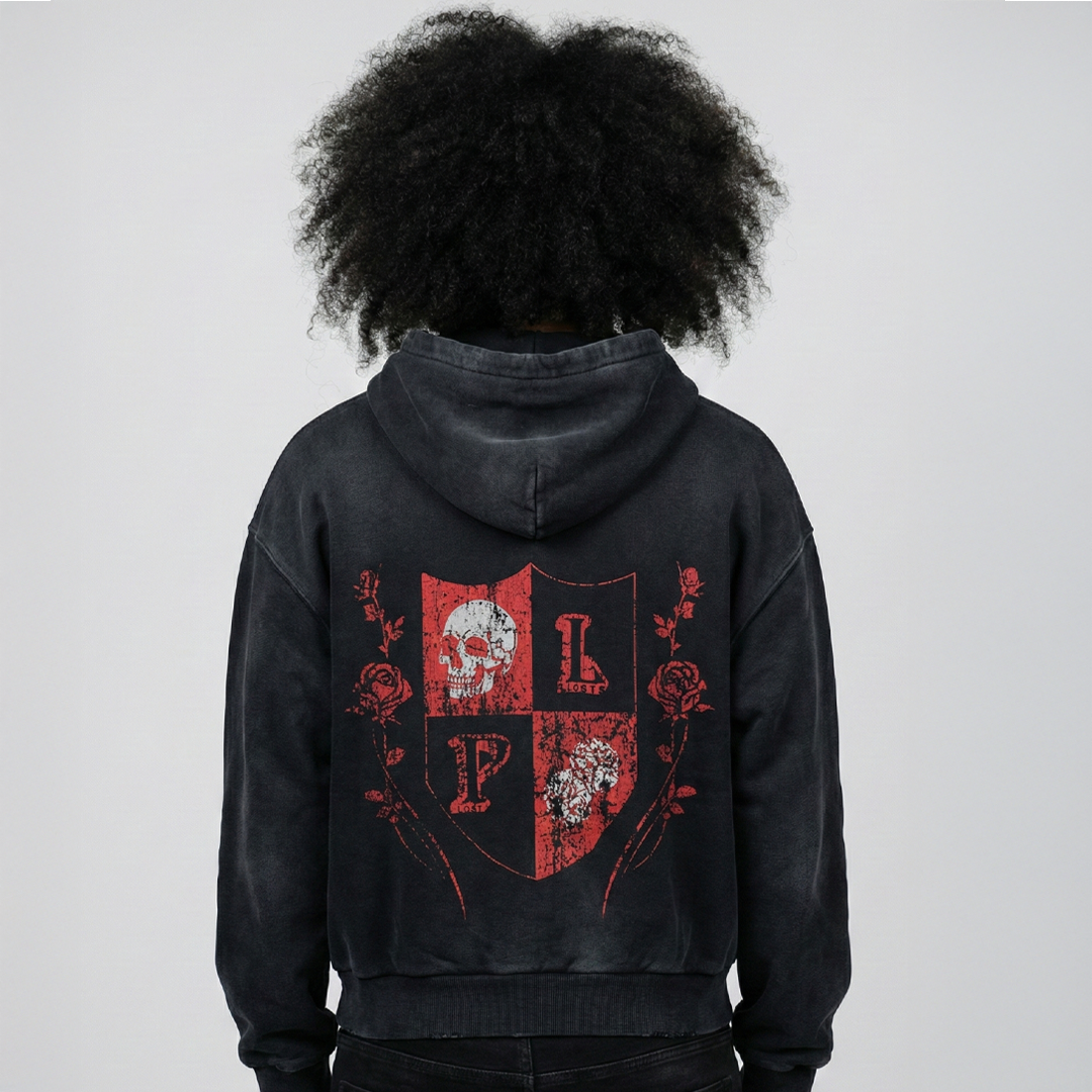 Paradise Lost 1991 Zip Up Hoodie- Black
