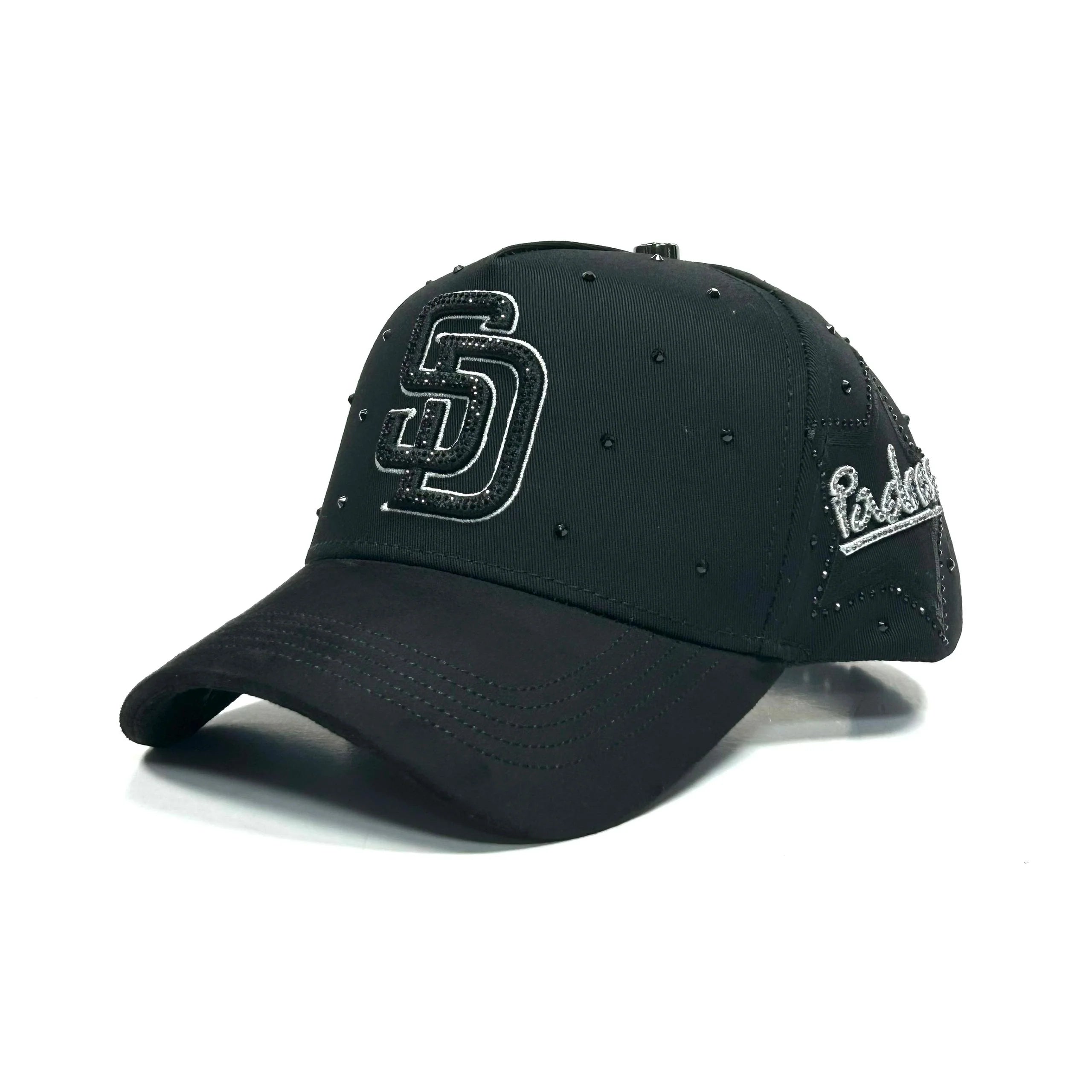 Caps'Fans SD Cap With Crystals- Black