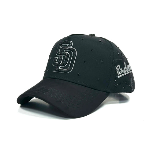 Caps'Fans SD Cap With Crystals- Black