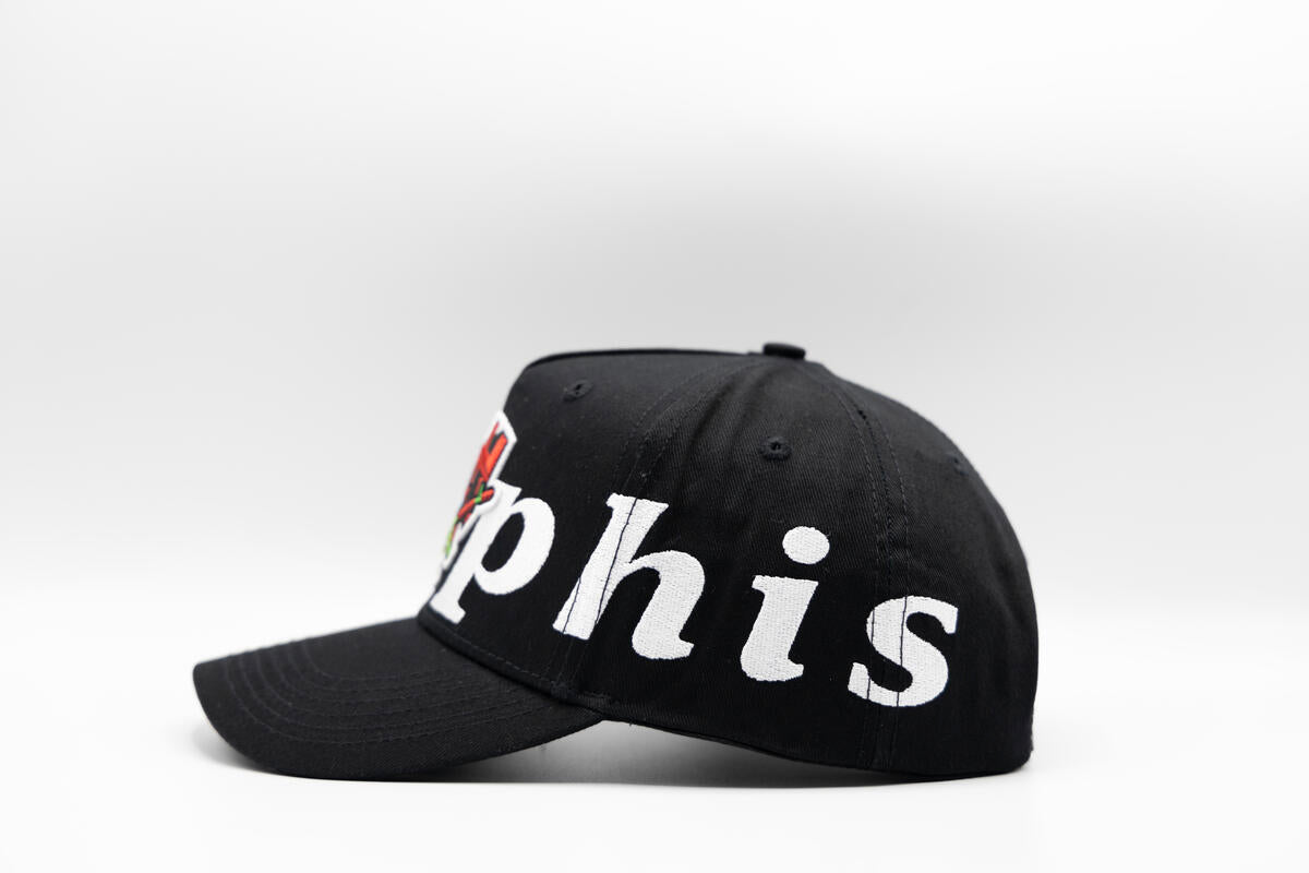 Gth Bold Memphis All Around Snapback Cap- Black
