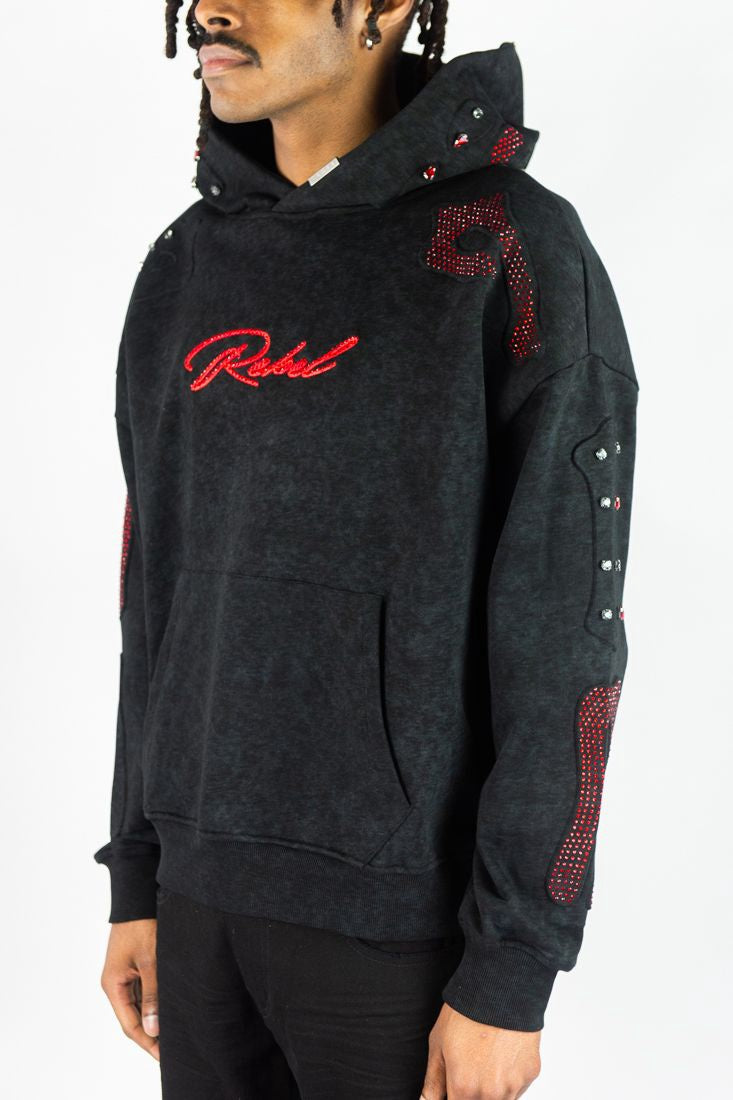 Rebel ‘Framework’ Hoodie- Black
