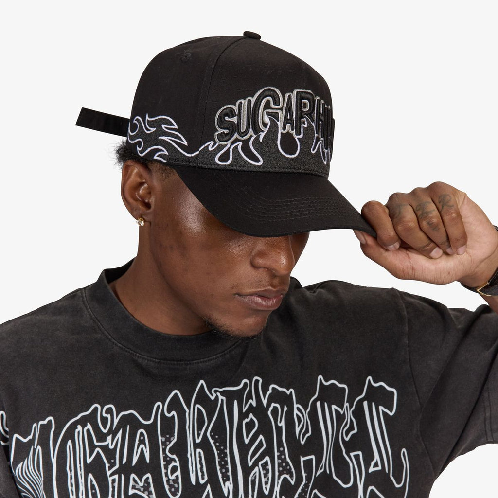 Sugarhill 'Hotbox' Strapback Hat (Black)