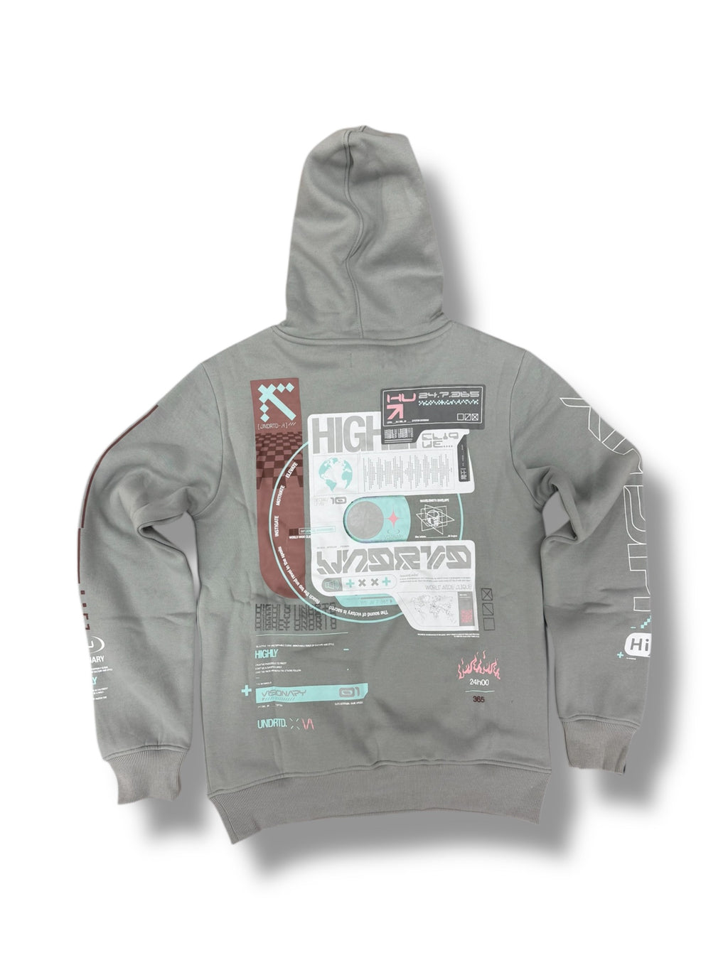 Undrtd ‘Recording Future’ Hoodie- Grey