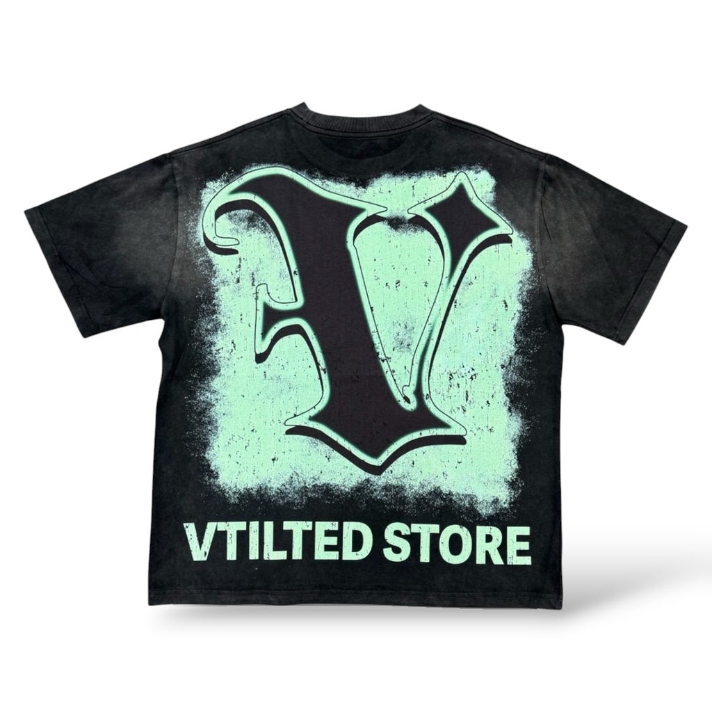 VTilted 'V Store' Tee- Blk