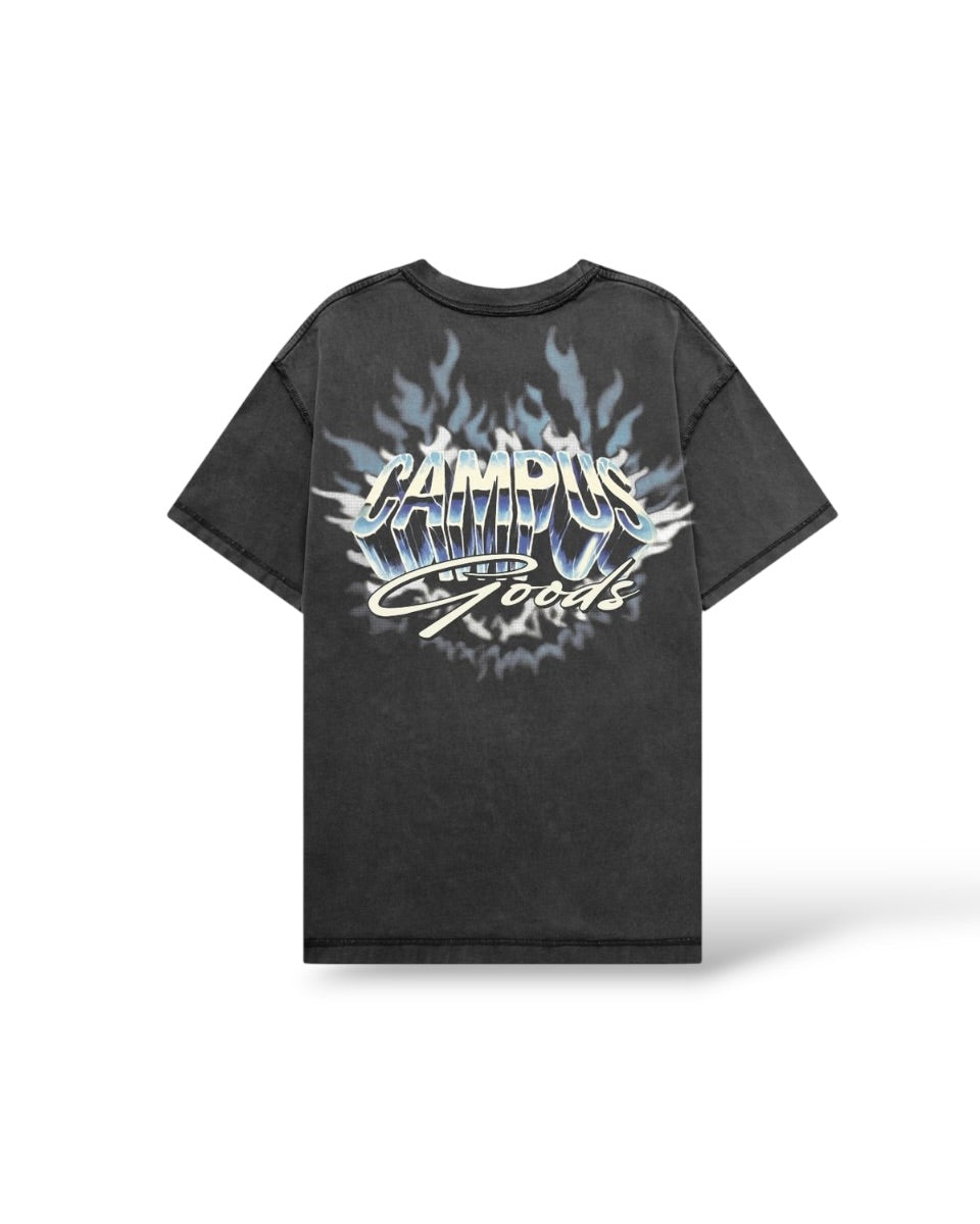 Campus 'Faith' T-Shirt- Black
