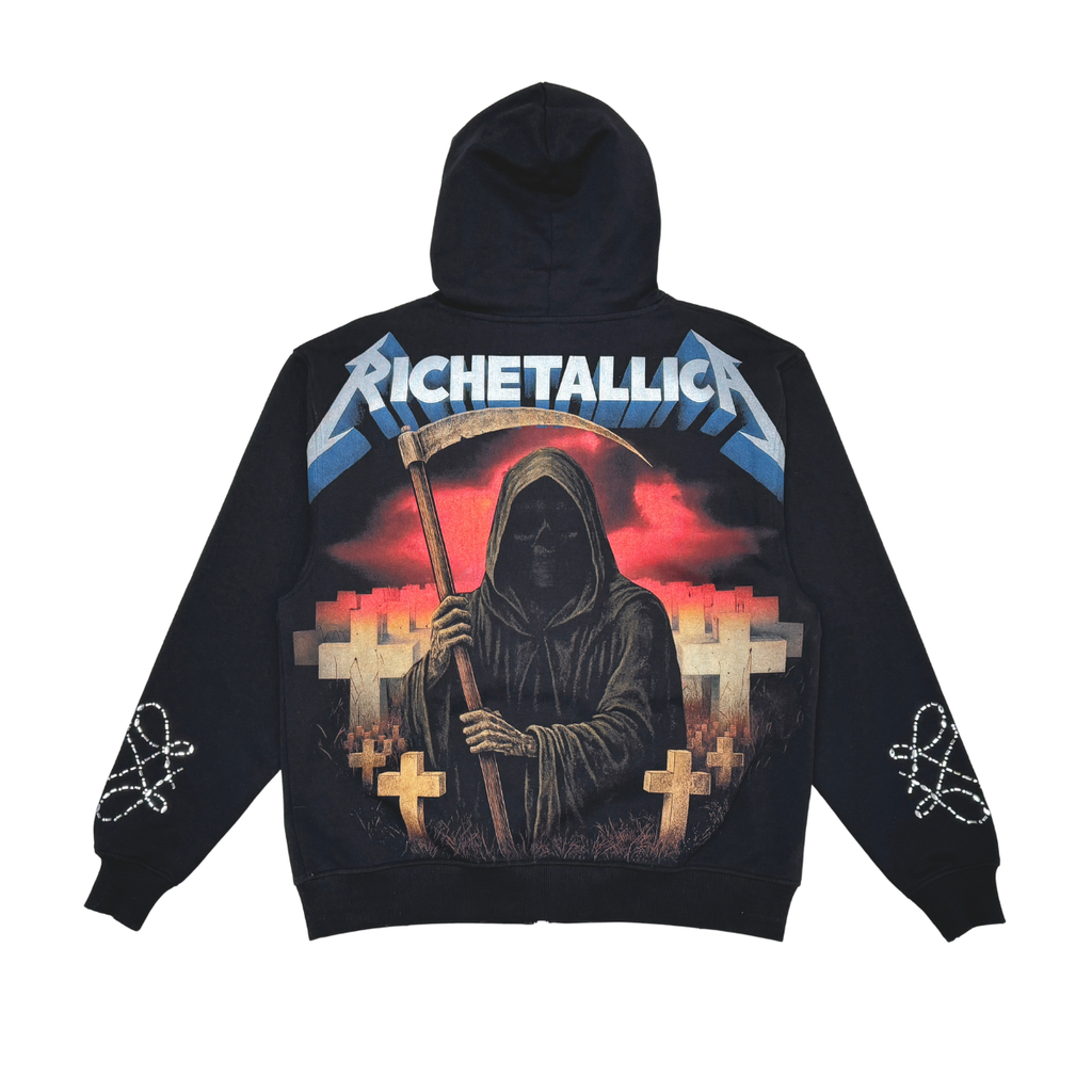VIE RICHE Richetallica Hoodie- Black