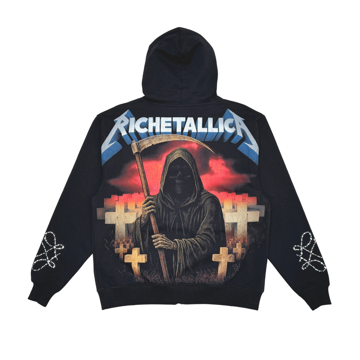 VIE RICHE Richetallica Hoodie- Black