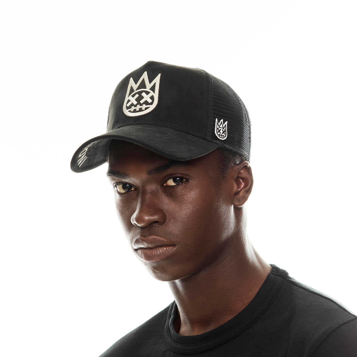 Cult Shimuchan Logo Mesh Back Trucker Hat- Vintage Black