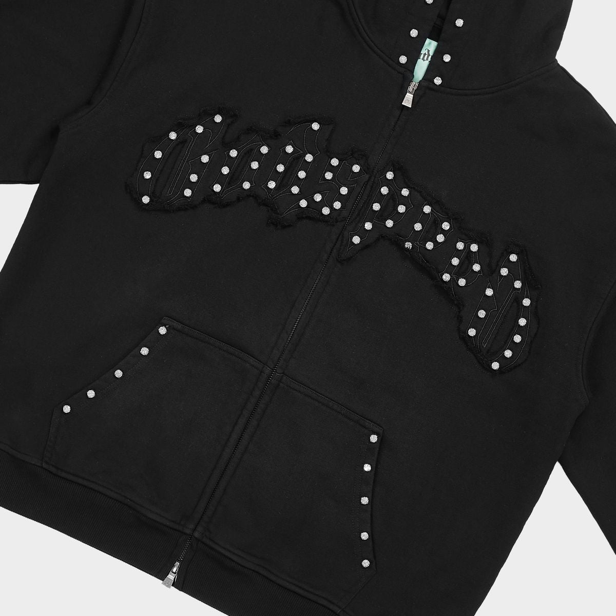 Godspeed Symmetric Studded Hoodie V2- Black
