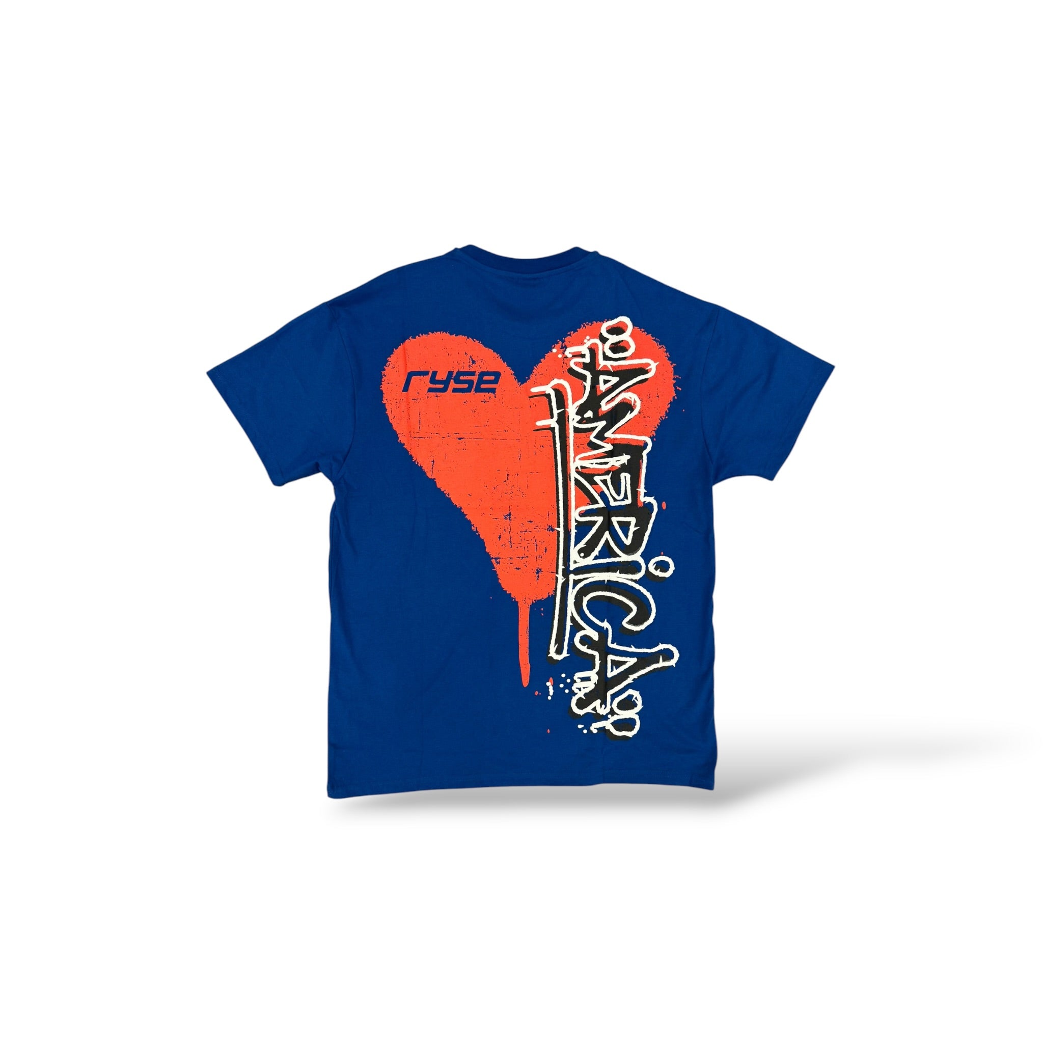 OWC 'Skull Of Usa' T-Shirt- Blue