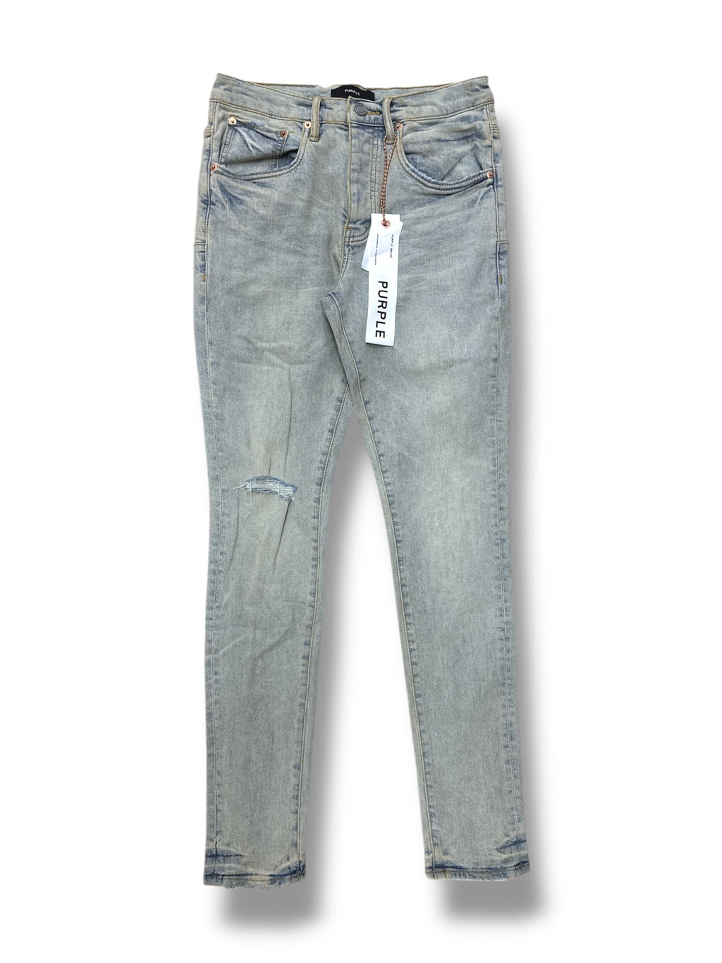 PURPLE P002-VSBL825 Slim Jeans- Lt Indigo