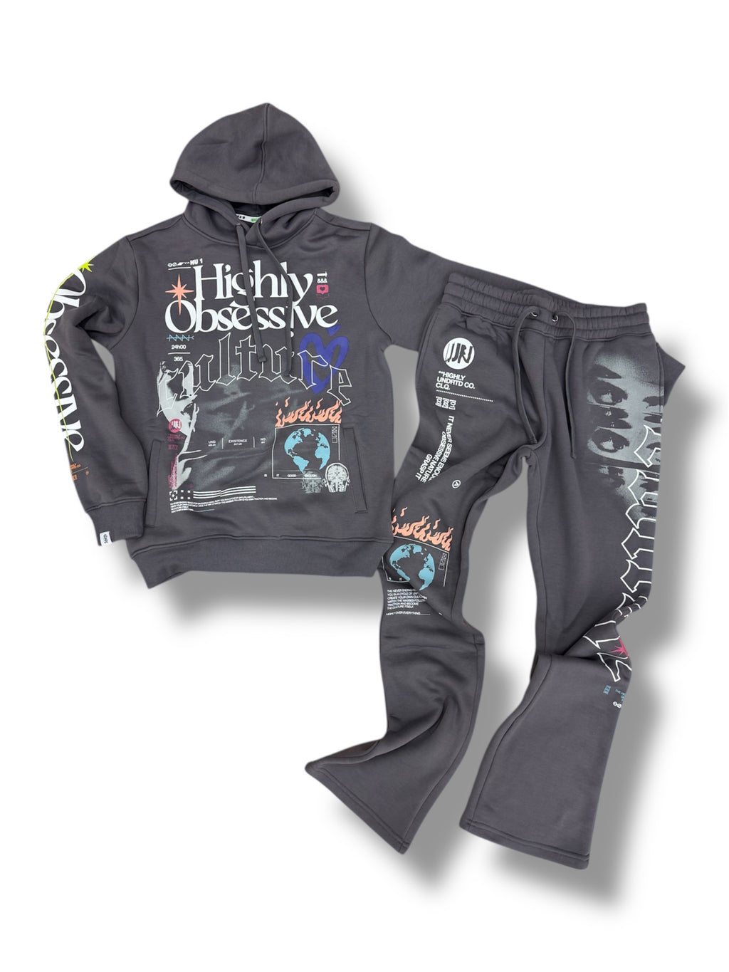 Undrtd Stack Sweats- Storm