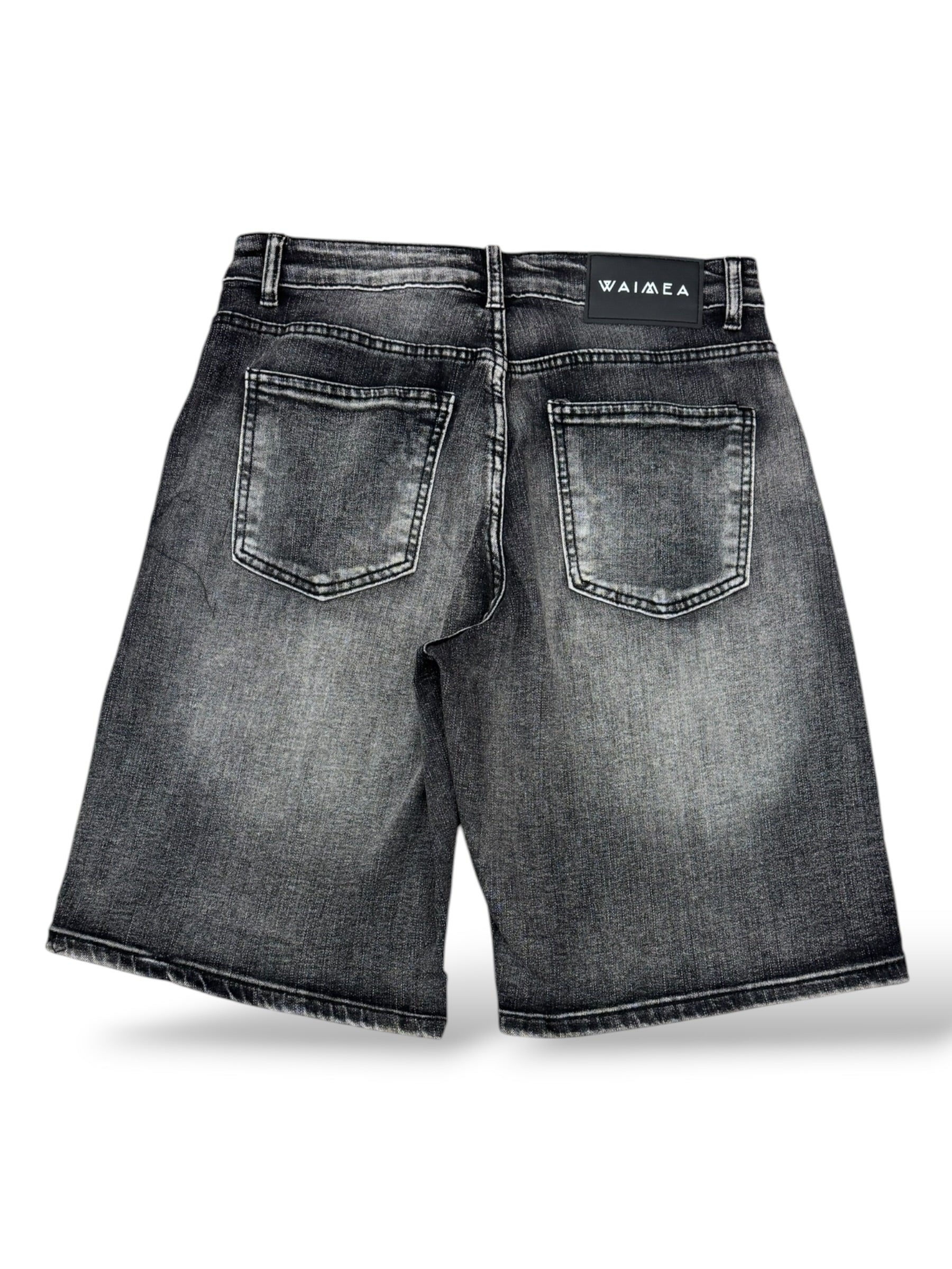 Waimea '560D' Jean Shorts- Charcoal Wash