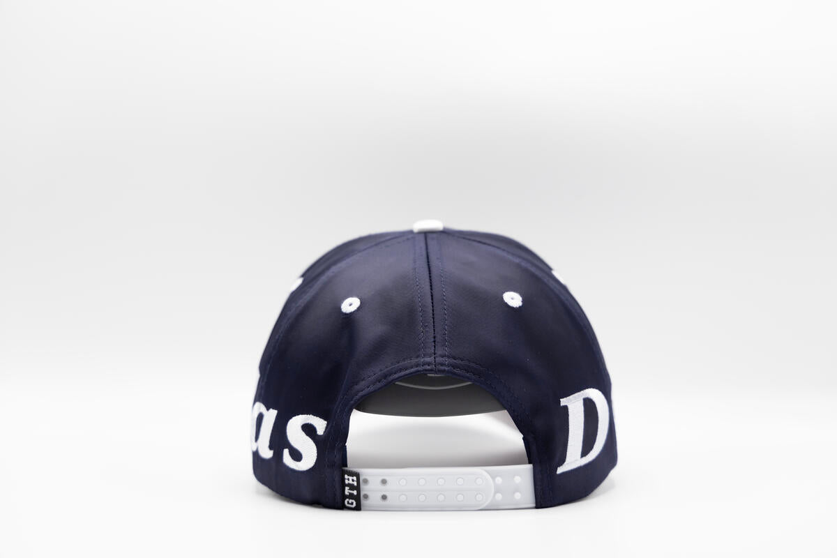 Gth Bold Dallas All Around Snapback Cap- Navy White