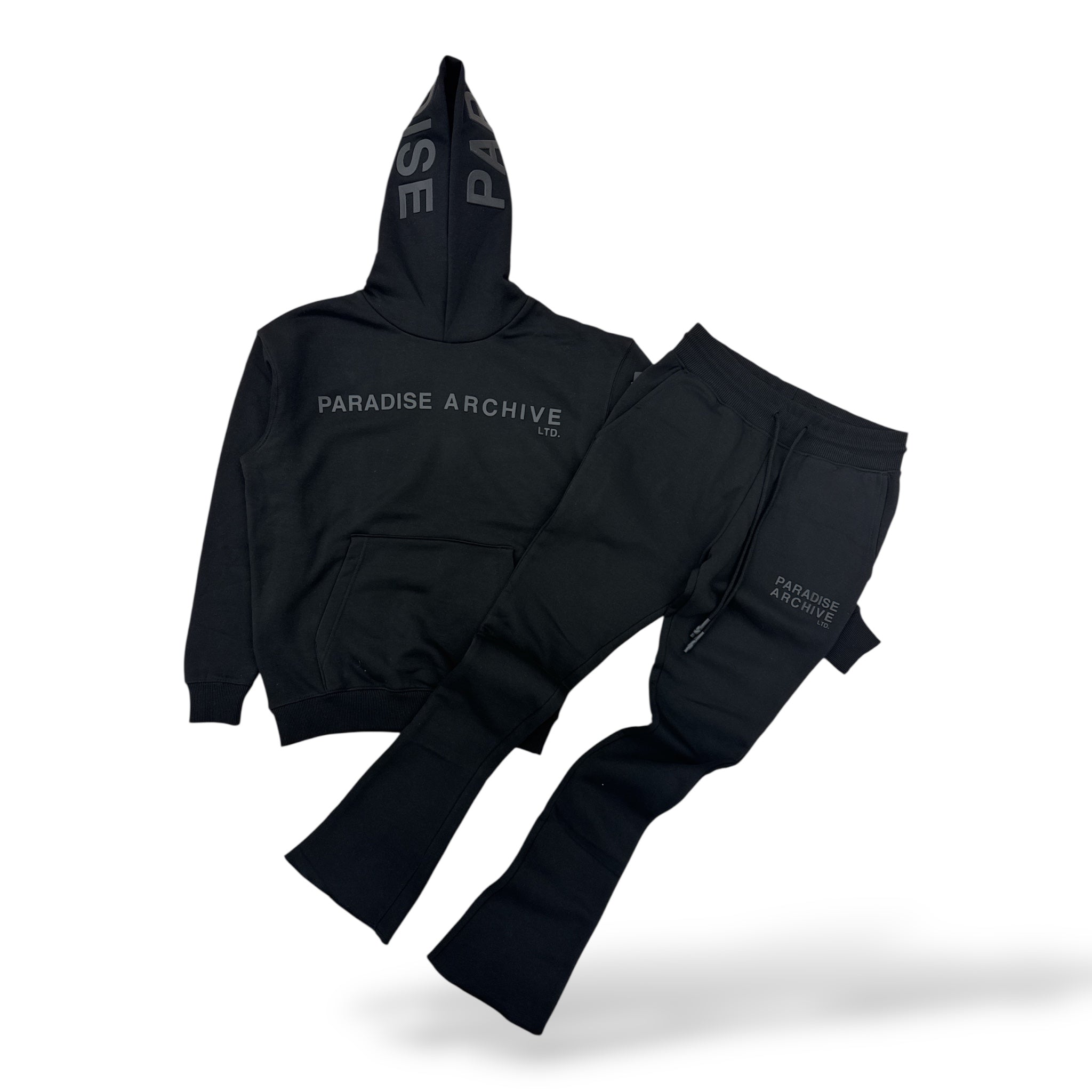 SYIP High Density Print Pullover Hoodie- Noir