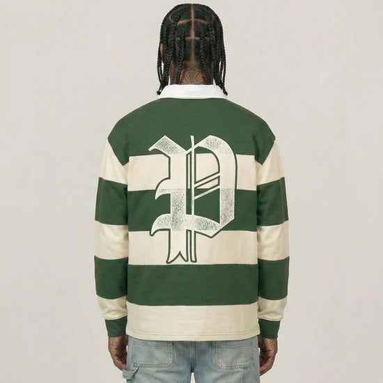 Paradise Lost Seek No Approval Rugby Shirt- Green/Multi