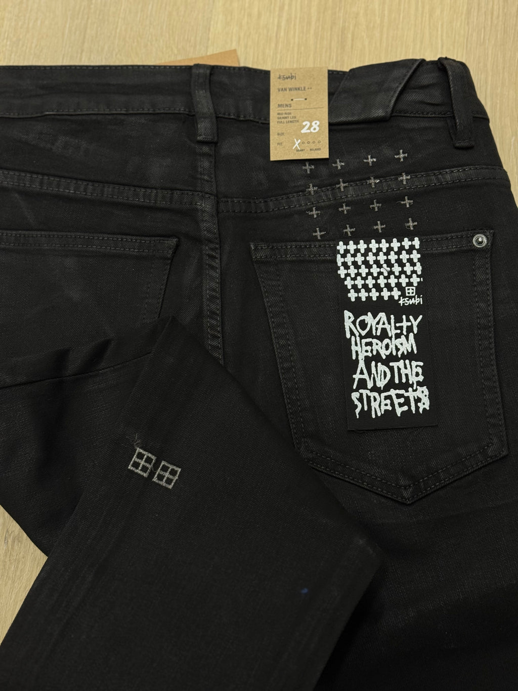 KSUBI Van Winkle Wax Jeans- Black