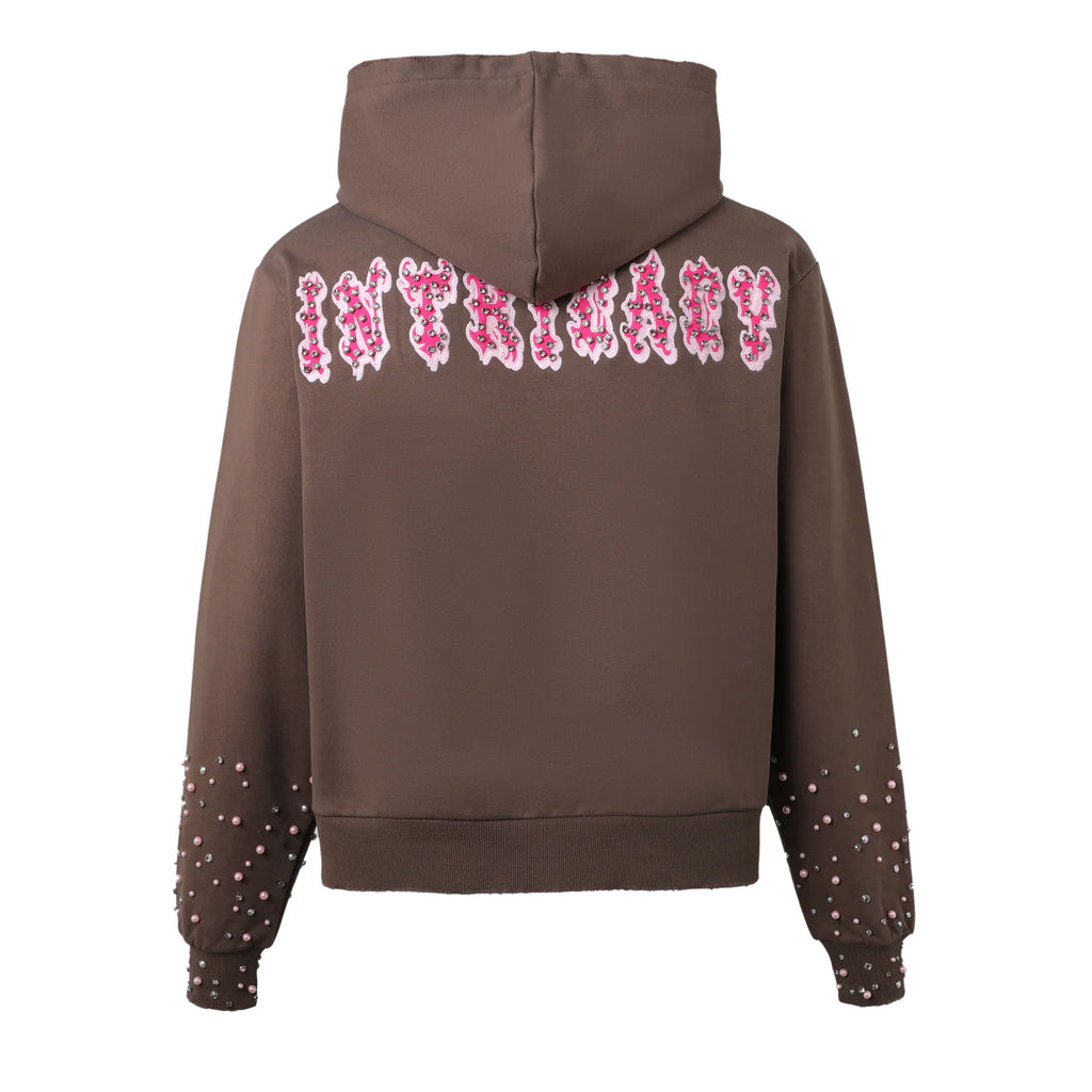 Lost Brown/Pink Patch Zip Up